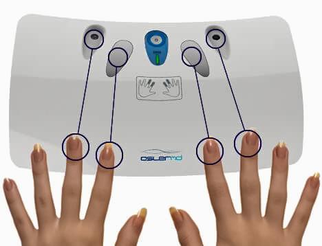 OslerMD: quick health checkup with a four finger scan